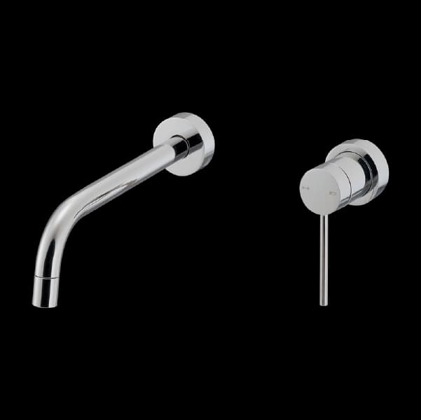 Vòi lavabo Gắn tường, nóng lạnh, 1 cần gạt Màu chrome L193CH cá tính, chất lượng Nhật Bản