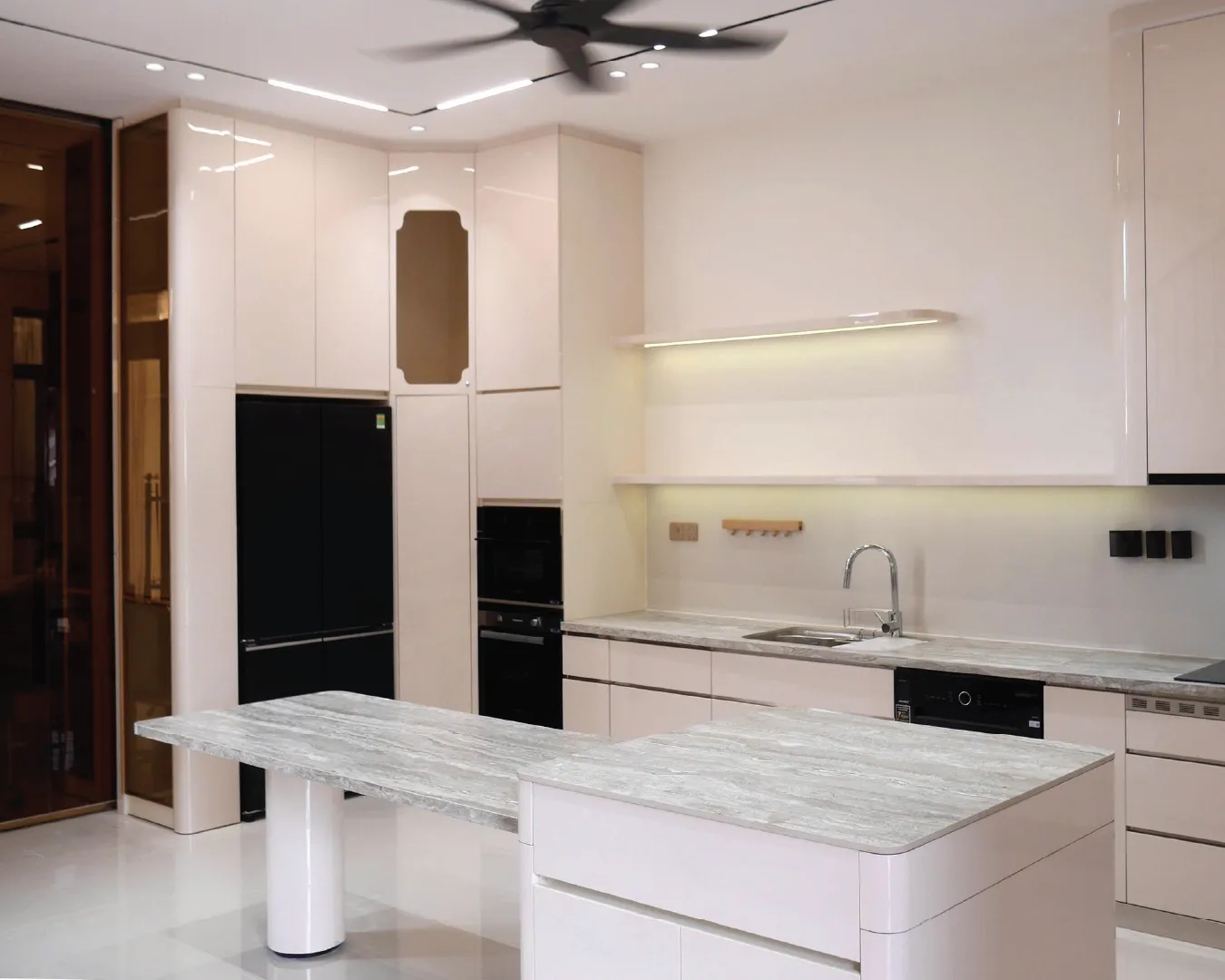 Thiết kế tổng thể của không gian bếp